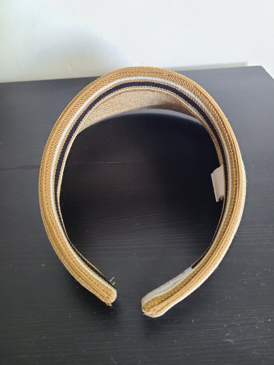 Helen Kaminski Bianca Visor Hat Black Stripe main image 5